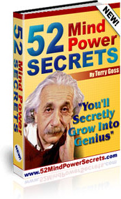 Ebook cover: 52 Mind Power Secrets
