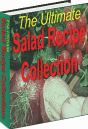 Ebook cover: The Ultimate Salad Recipe Collection