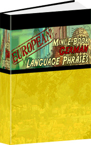 Ebook cover: German Phrase Mini-Ebook