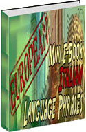 Ebook cover: Italian Phrase Mini-Ebook