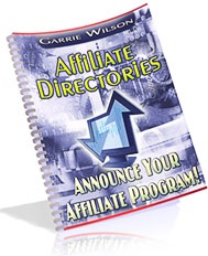 Ebook cover: Affiliate Directories - Announce Your Affiliate Program!
