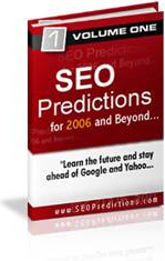Ebook cover: SEO Predictions for 2006 and beyond...