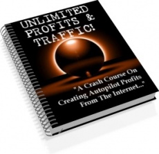 Ebook cover: Unlimited Profits & Traffic
