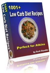 Ebook cover: 1001+ Low Carb Diet Recipes