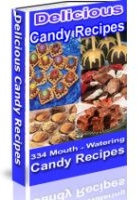 Ebook cover: Delicious Candy Recipes