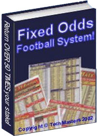 Ebook cover: Fixed Odds Football System!