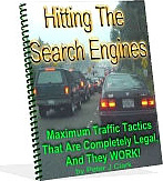 Ebook cover: Hitting the search engines cheaply but powerfully