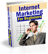 Ebook cover: Internet marketing for beginners