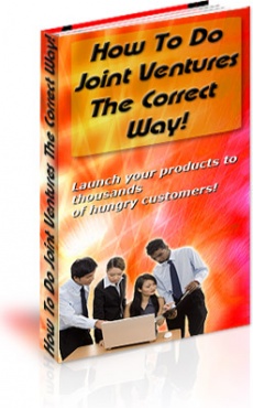 Ebook cover: How To Do Joint Ventures The Correct Way!