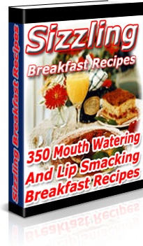 Ebook cover: Sizzling Breakfast Recipes