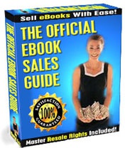Ebook cover: The Official eBook Sales Guide