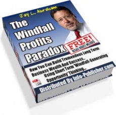 Ebook cover: The Windfall Profits Paradox