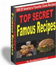 Ebook cover: Top Secret Famous Recipes