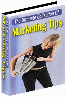 Ebook cover: The Ultimate Collection Of Marketing Tips