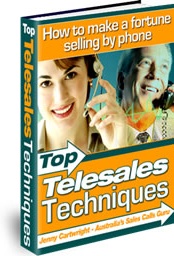Ebook cover: Top Telesales Techniques