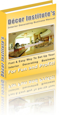Ebook cover: Interior Decorating Business For Fun and Profit