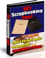 Ebook cover: 101 Scrapbooking Tips!