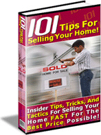 Ebook cover: 101 Tips For Selling Your Home!