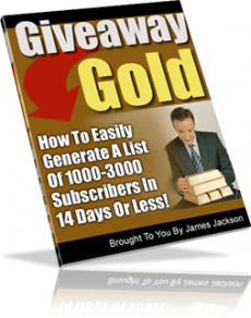 Ebook cover: Give Away Gold