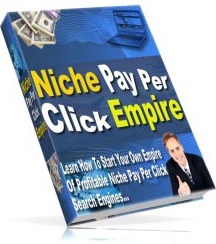 Ebook cover: Niche Pay Per Click Empire