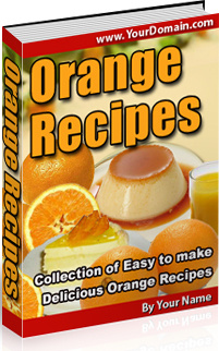 Ebook cover: Delicious Orange Recipes