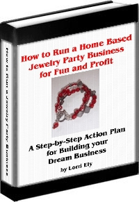Ebook cover: How to Run a Home Based Jewelry Party Business for Fun and Profit