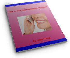 Ebook cover: How To Find Your Female Voice Handbook