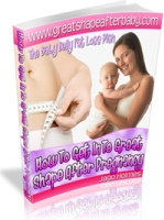 Ebook cover: The Baby Belly Fat Loss Plan