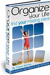 Ebook cover: Organize Your Life - Find Your Missing Piece