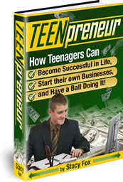 Ebook cover: Teenpreneur