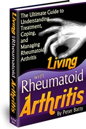 Ebook cover: Living with Rheumatoid Arthritis