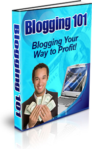 Ebook cover: Blogging - Tips & Tricks to Profiting From Blogging!