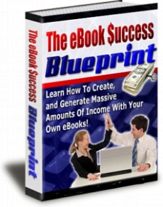 Ebook cover: The eBook Success Blueprint