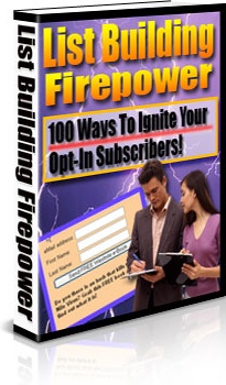 Ebook cover: List Building Firepower