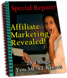 Ebook cover: Affiliate Marketing Revealed