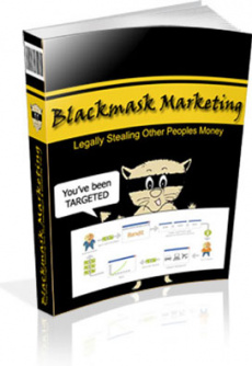 Ebook cover: Black Mask Marketing