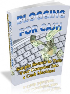 Ebook cover: Blogging for Cash