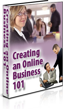 Ebook cover: Creating an Online Business 101