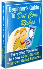 Ebook cover: Beginner's Guide To Dot Com Riches
