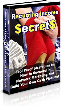 Ebook cover: Recurring Income Secrets