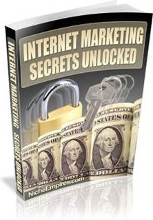 Ebook cover: Internet Marketing Secrets Unlocked