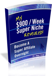 Ebook cover: My $900/Week Super Niche Revealed Guide