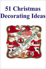 Ebook cover: 51 Christmas Decorating Ideas