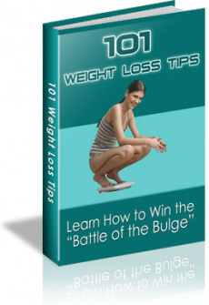 Ebook cover: 101 REAL WAYS TO LOSE WEIGHT