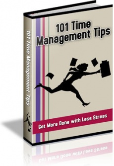 Ebook cover: 101 TimeManagement Tips