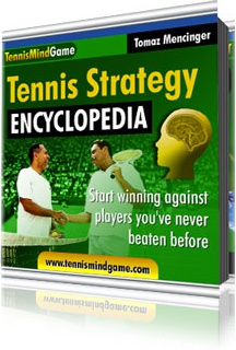 Ebook cover: Tennis Strategy Encyclopedia: Start winning matches against players you've never beaten before