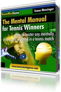 Ebook cover: The Mental Manual for Tennis Winners How to finally get the edge in the most difficult tennis matches