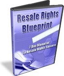 Ebook cover: Resale Rights Blueprint