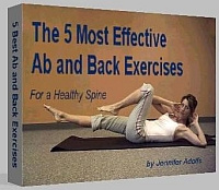 Ebook cover: The 5 Most Effective Ab and Back Exercises