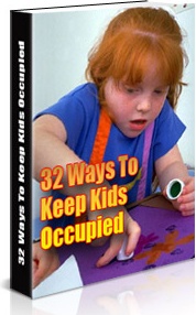 Ebook cover: 32 Ways to Keep the Kids Occupied
